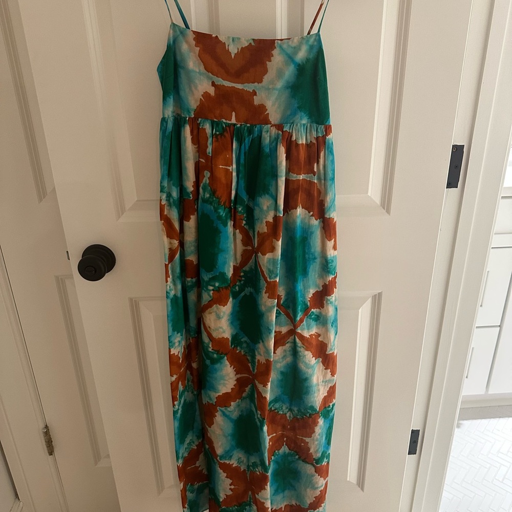 Rails Colorful Tie-Dye Maxi Dress size Small